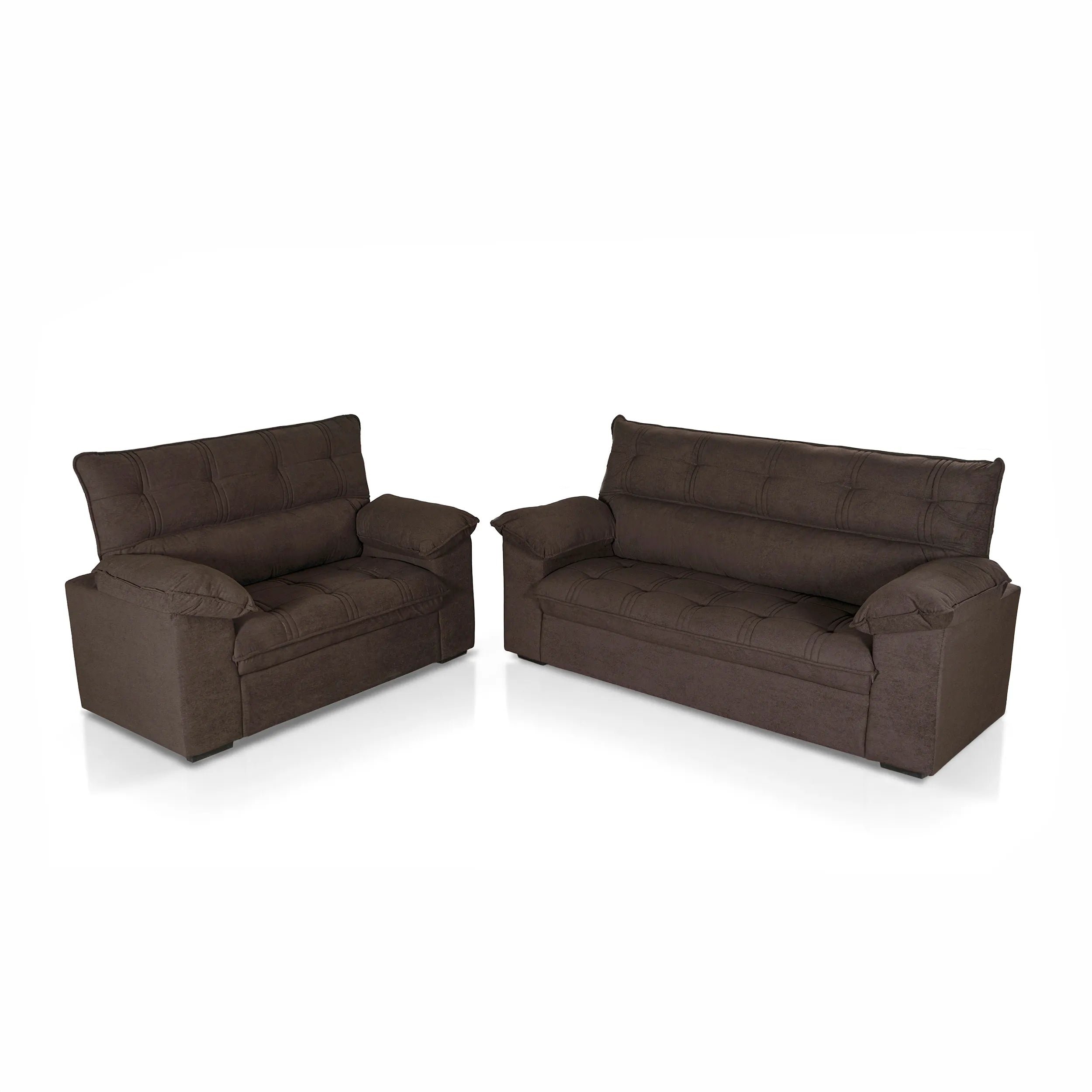 Mons Sofá Flex Plus 3-2C Platinum Café