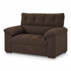 Mons Sofá Flex Plus 2 Cuerpos Platinum Café