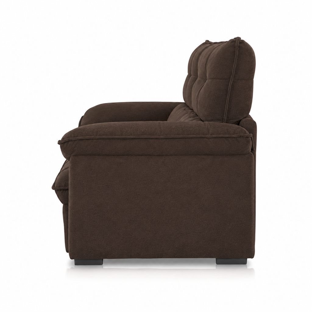 Mons Sofá Flex Plus 2 Cuerpos Platinum Café