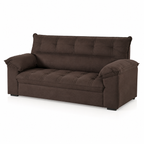 Mons Sofá Flex Plus 3 Cuerpos Platinum Café