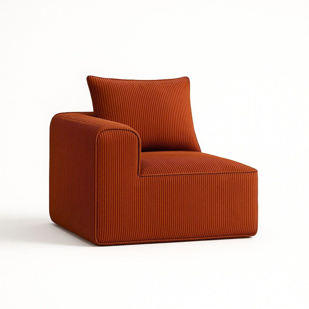 MONS NODO Sofá Modular 2 Cuerpos + Pouf