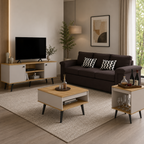 Combo Living Tokio + Sofá 3C Sicilia