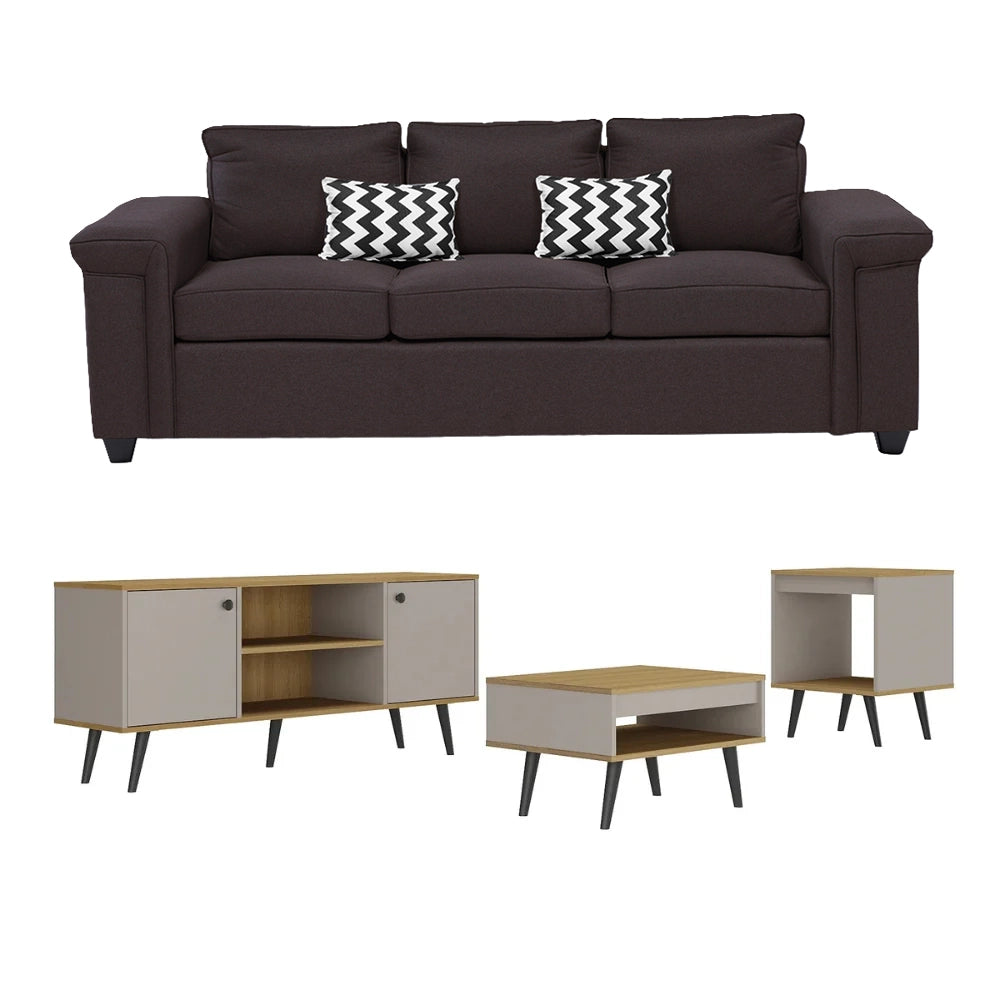 Combo Living Tokio + Sofá 3C Sicilia