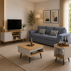 Combo Living Tokio + Sofá 3C Sicilia