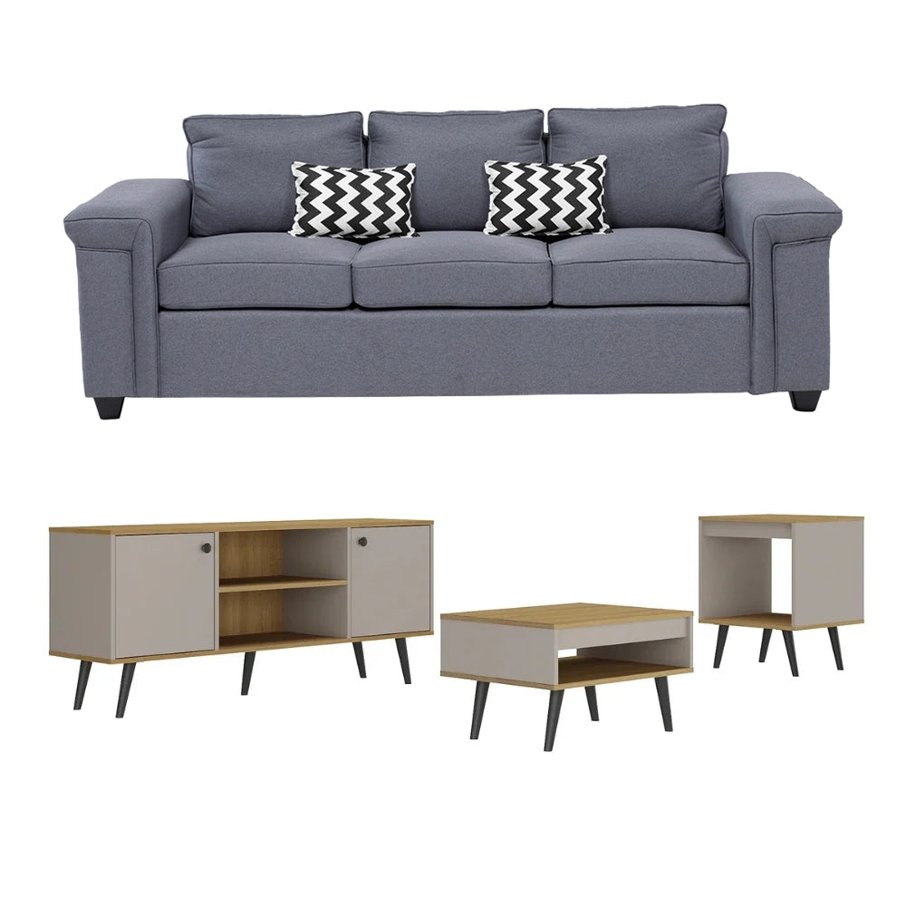 Combo Living Tokio + Sofá 3C Sicilia