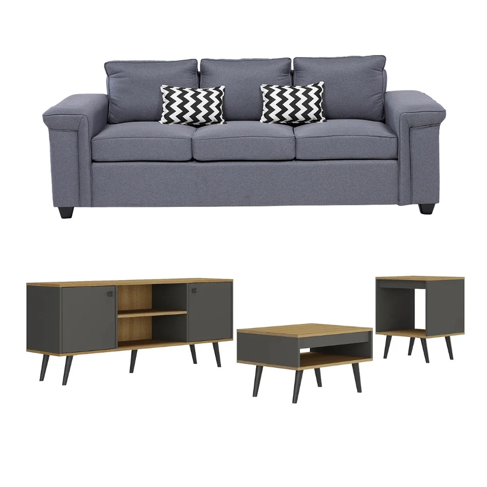 Combo Living Tokio + Sofá 3C Sicilia