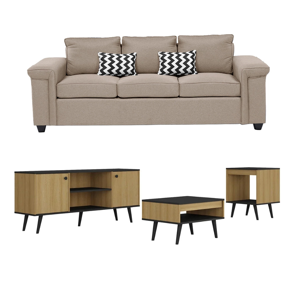 Combo Living Tokio + Sofá 3C Sicilia