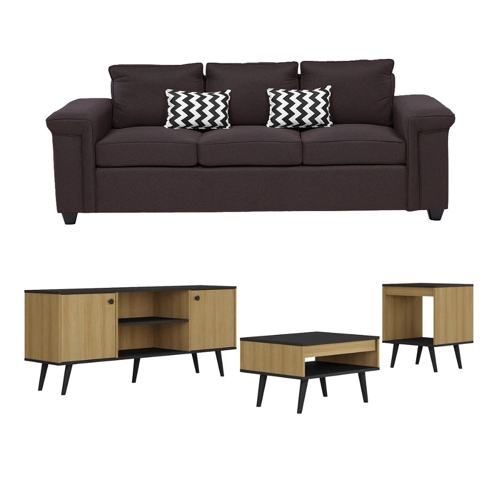 Combo Living Tokio + Sofá 3C Sicilia