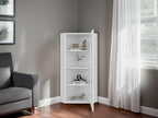 Vitrina Esquinera Genova Una Puerta Vidrio, Blanco - vista 2