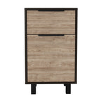 Velador Kaia Z-41  1 Cajon / 1 Puerta  - Wengue / Miel