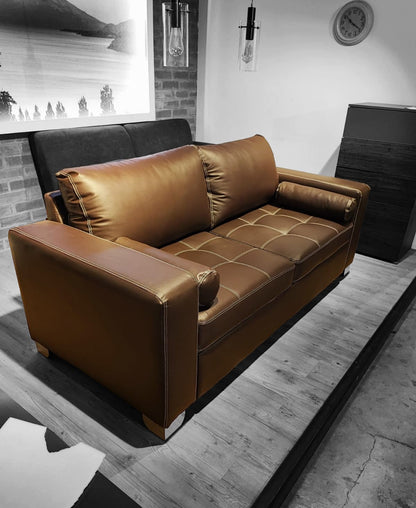 Sofá Capri Mons 3C  PU Café