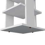 Zapatero Alto Apilable, Blanco, Con Siete Entrepaños - vista 5