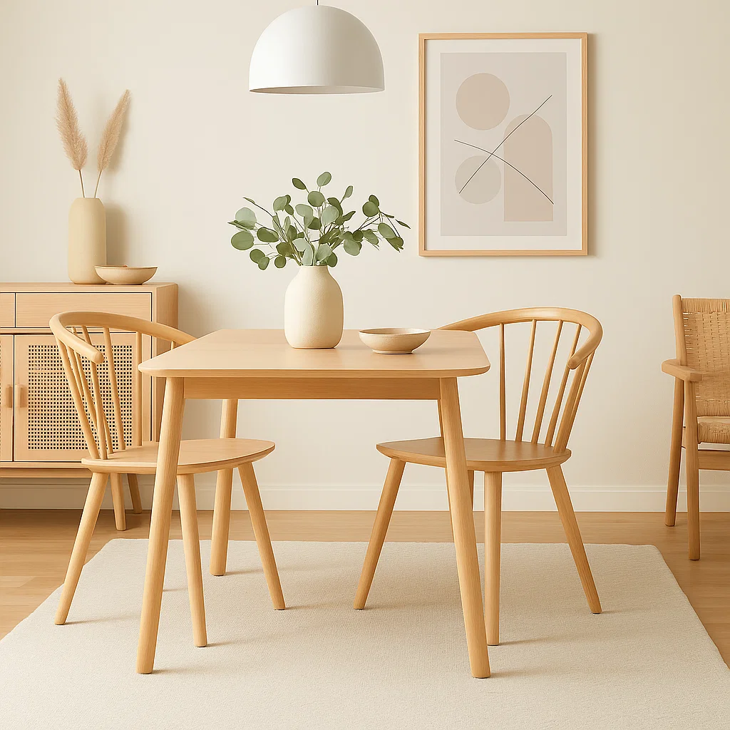 Pack de 2 Sillas Lykke de Madera - Natural