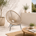 Silla de terraza Veracruz Beige