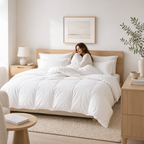 681536 - Plumon Pecho Ganso Blanco Super King
