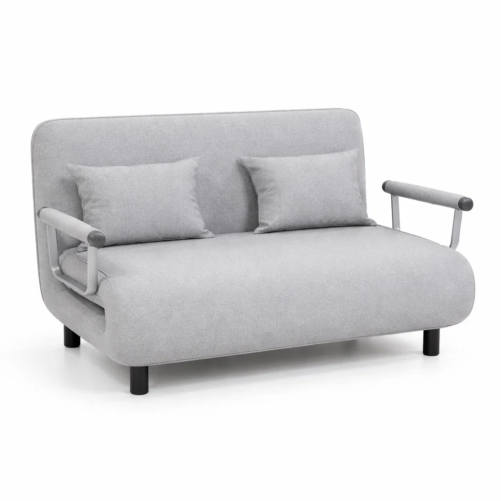 Sofa Cama Extendible Gris Light Linen