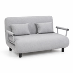 Sofa Cama Extendible Gris Light Linen
