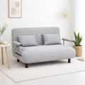 Sofa Cama Extendible Gris Light Linen