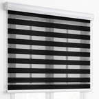 Cortina Roller Duo Negra Biancobelo - 120x220 cm
