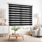 Cortina Roller Duo Negra Biancobelo - 160x220 cm