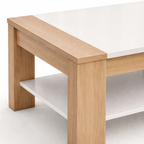 Mesa De Centro Coffee Blanco Roble