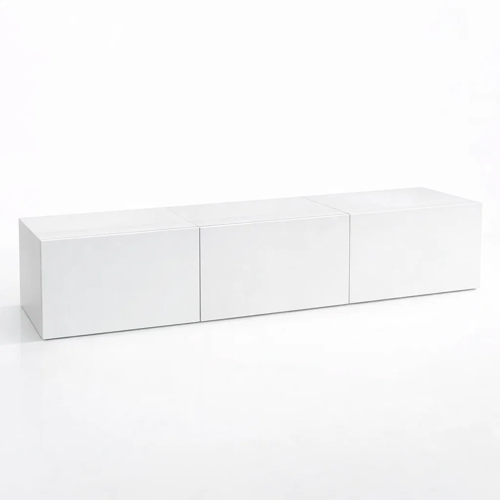 Rack TV Flotante Napoles Blanco