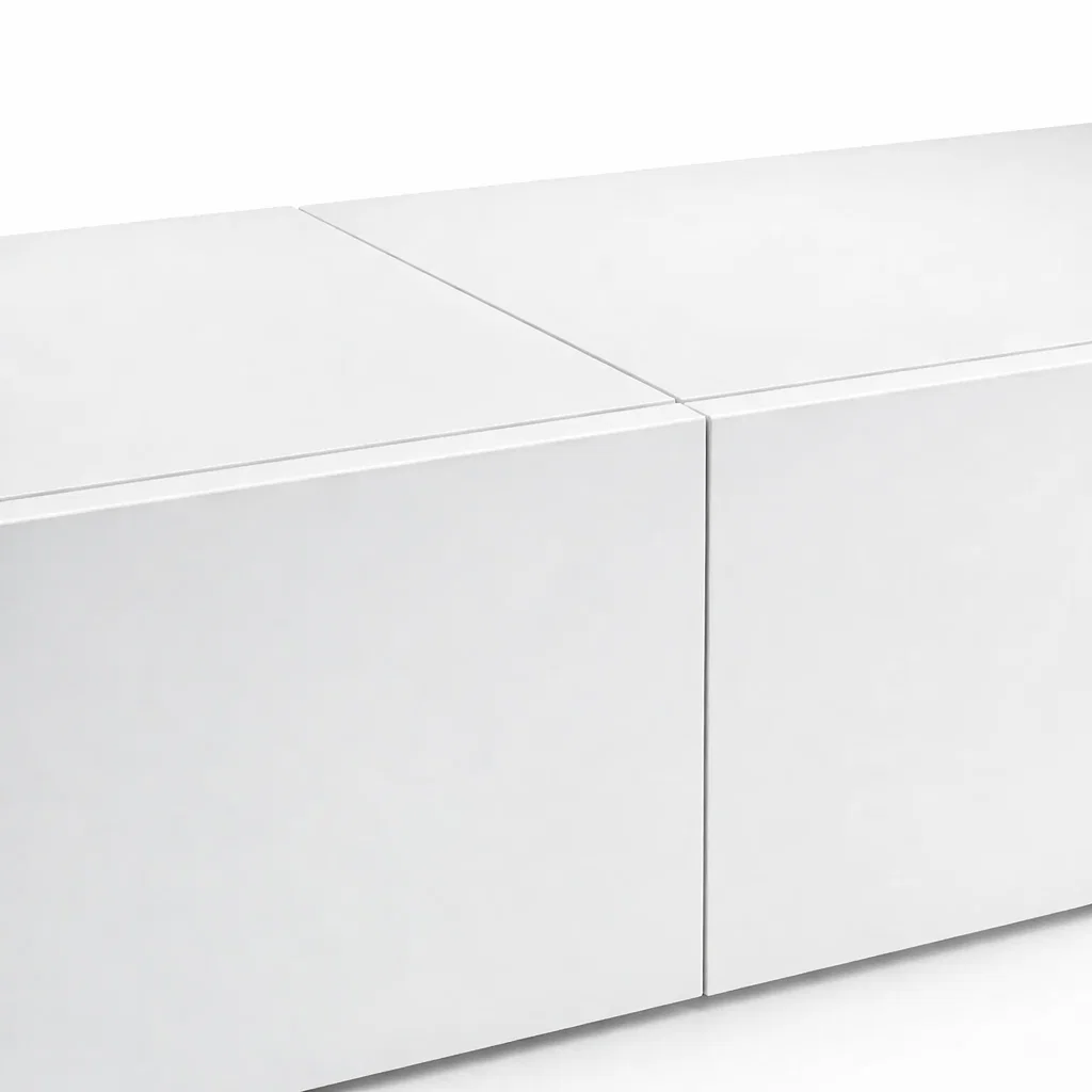 Rack TV Flotante Napoles Blanco