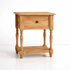 Velador Provenza Miel 1 cajon