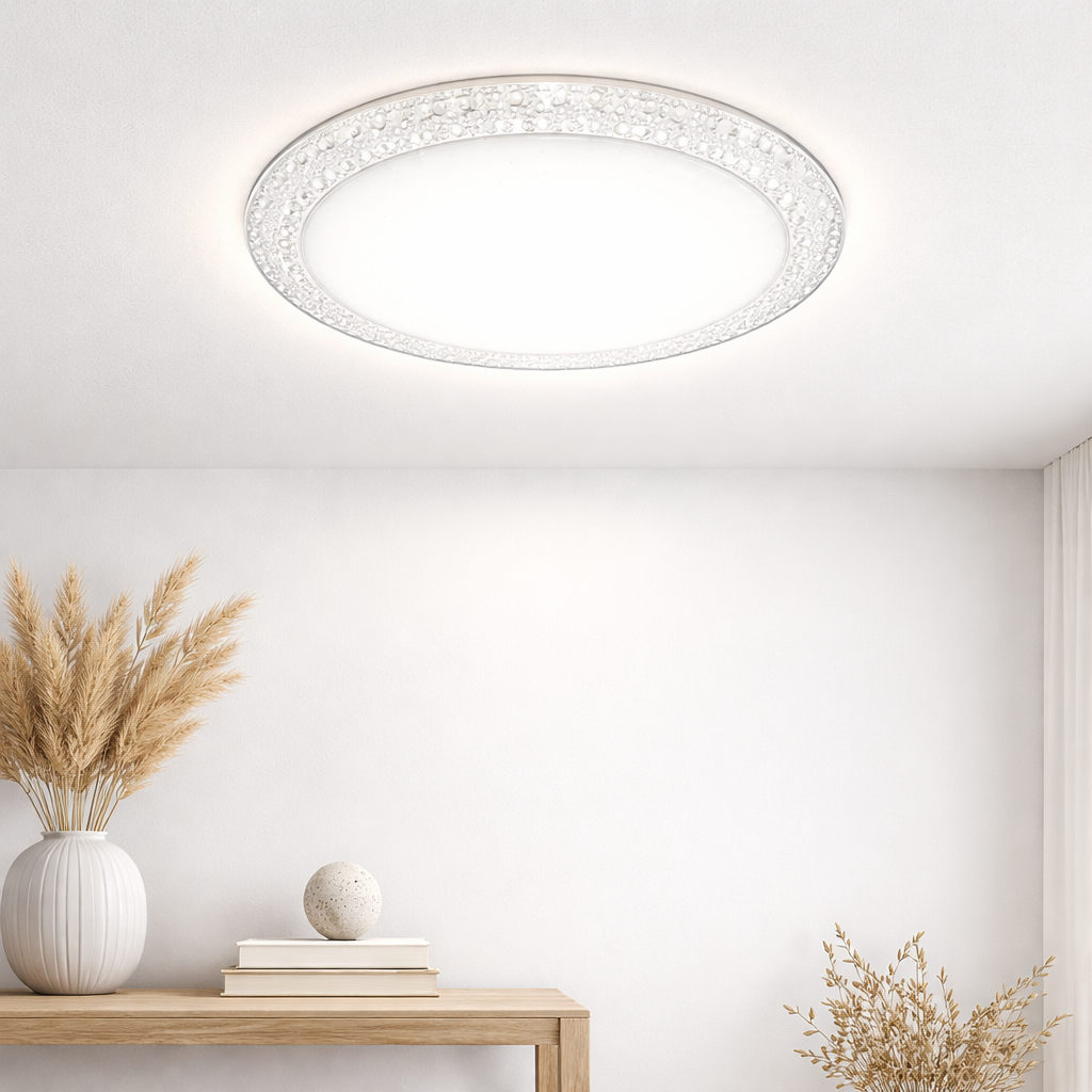 Lámpara led sobrepuesta 24+24w redonda 26cm aspi i 3000k-4000k-6000k