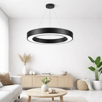 Lampara led 42w colgante 3000k modelo brihaspati redonda abierta konnergie