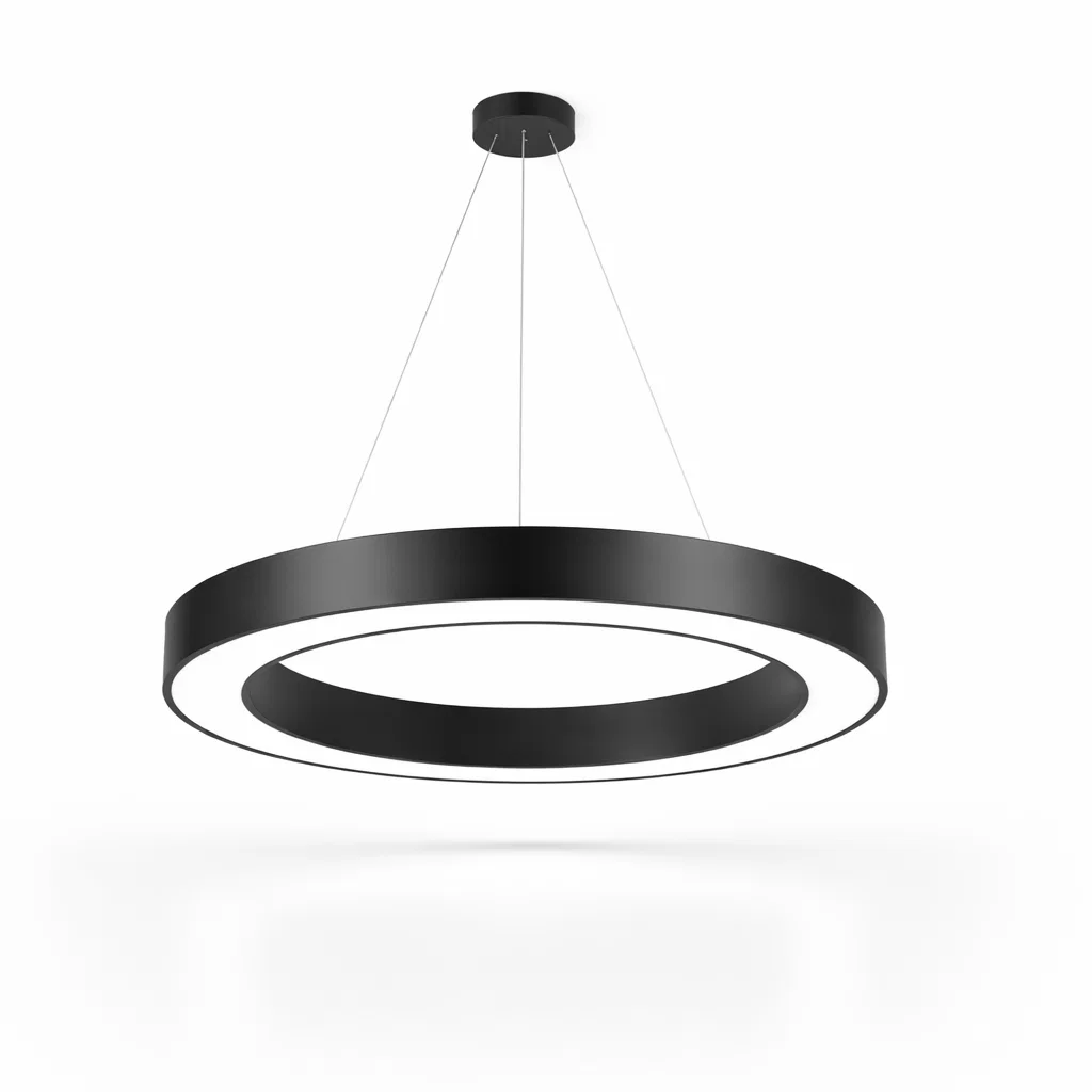 Lampara led 42w colgante 6000k modelo brihaspati redondaabierta konnergie