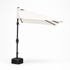 Quitasol de Pared Rectangular Beige con base reforzada
