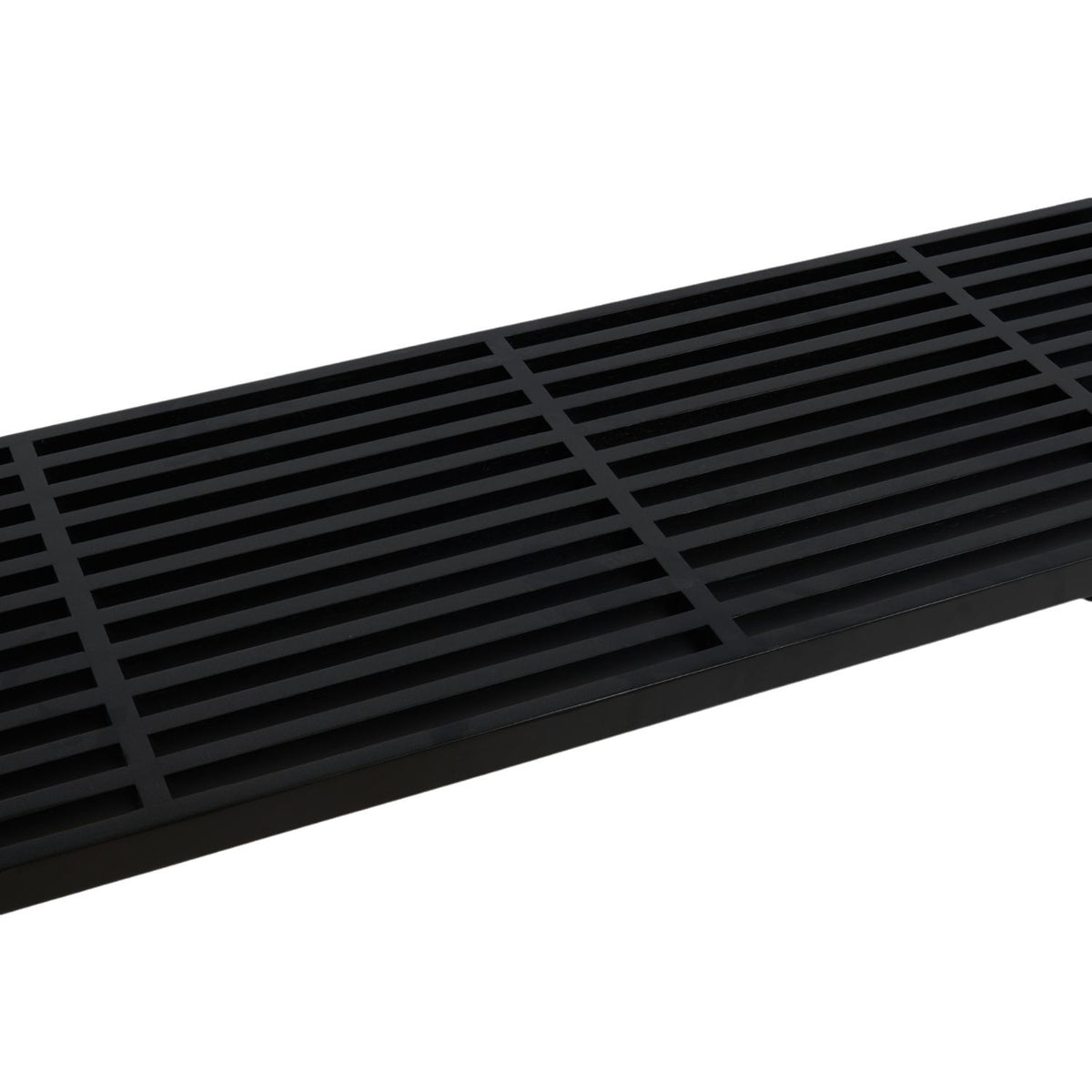 Banqueta de Madera y Metal George Nelson 160cm - Negra