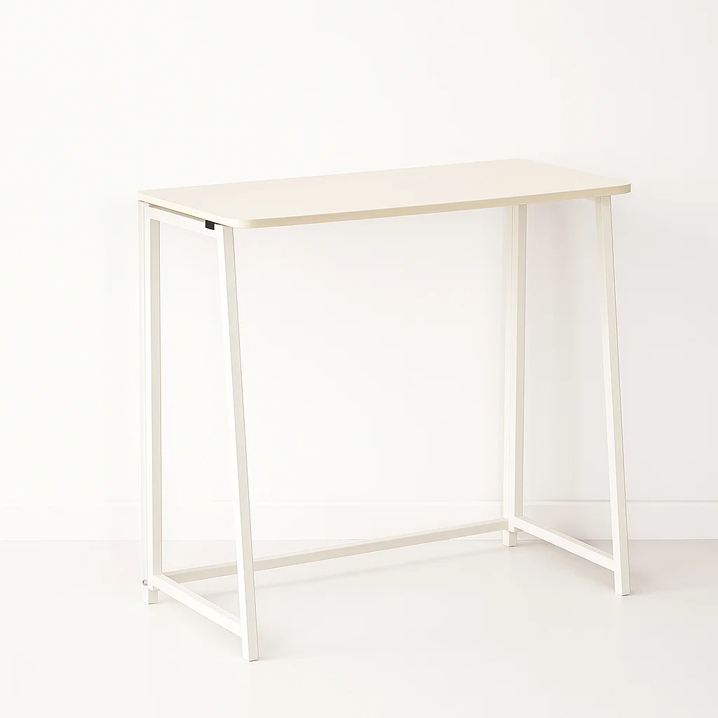 Escritorio Flex Compacto Mdf - Natural Blanca
