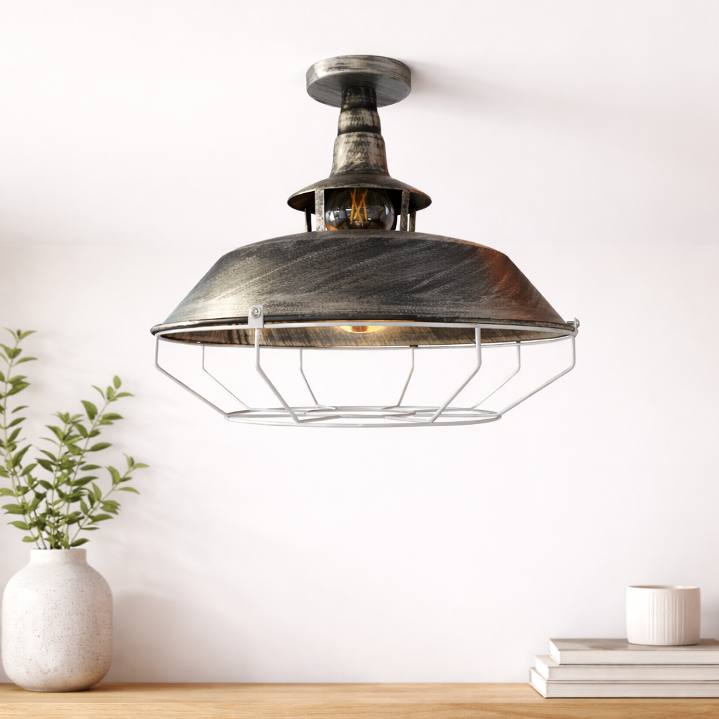 Lampara  Colgante Milan Silver