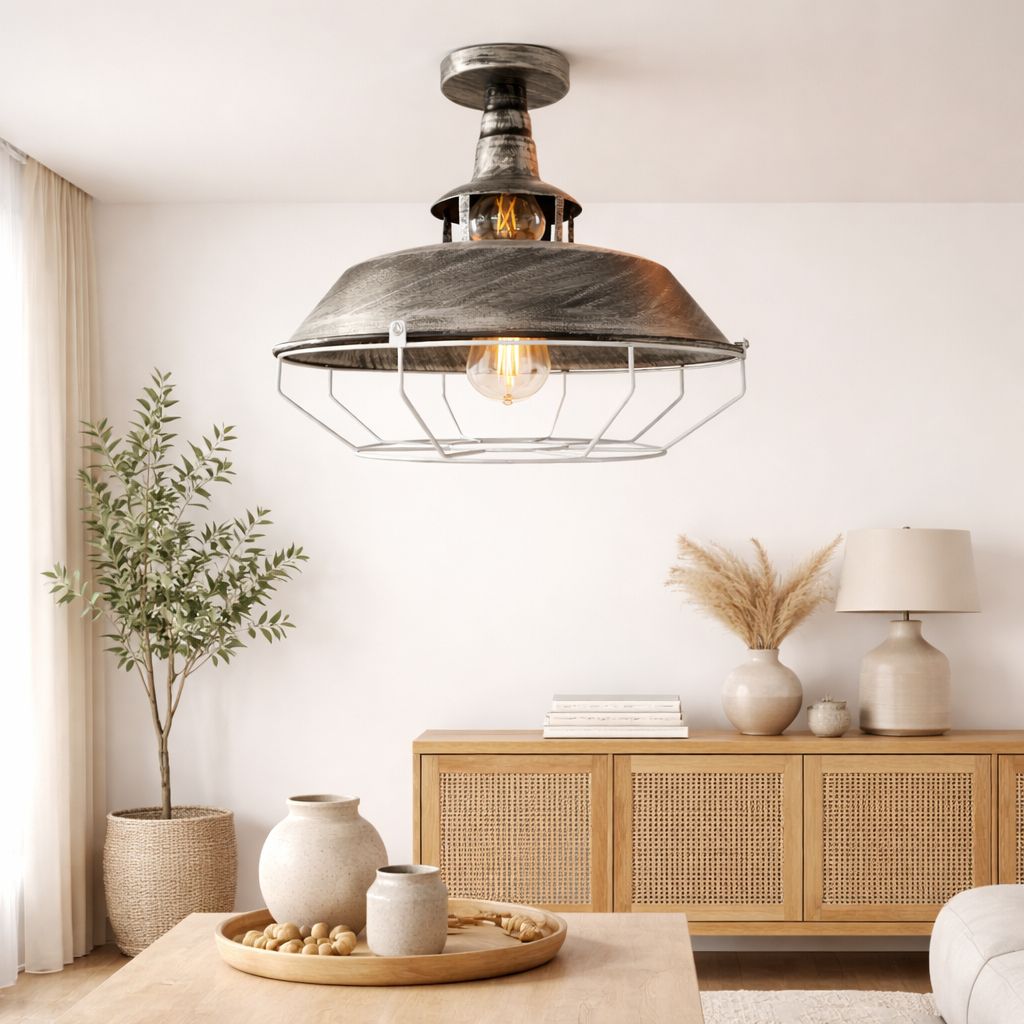 Lampara  Colgante Milan Silver