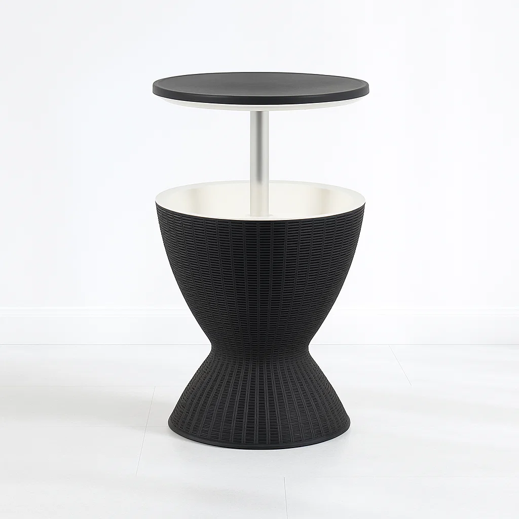 Mesa Alta Nami Outdoor Multifuncional de Rattan Sintético