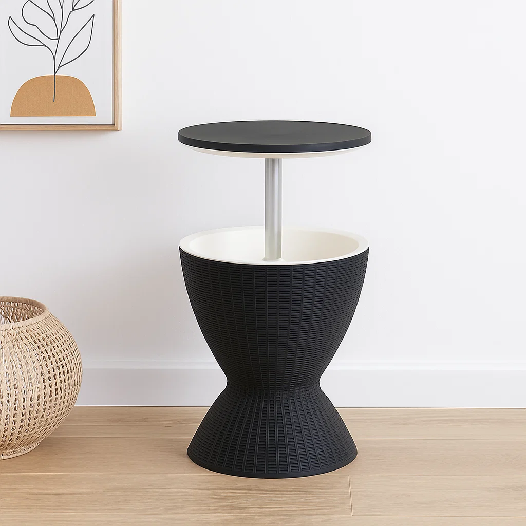 Mesa Alta Nami Outdoor Multifuncional de Rattan Sintético