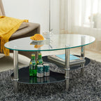 Mesa de centro vidrio 2 caras