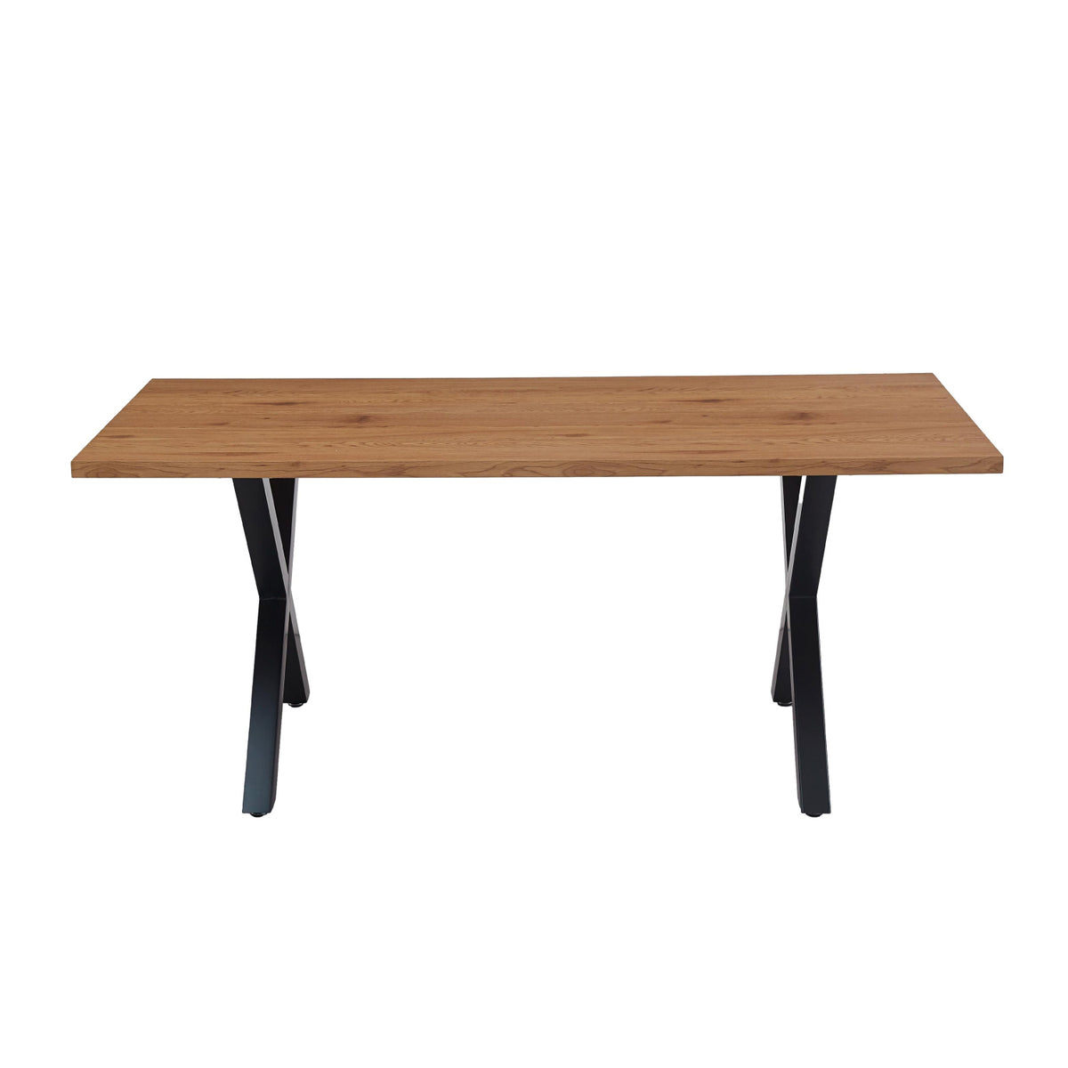 Mesa industrial Madera y Metal Cross 180x90