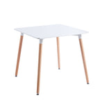 Mesa Eames Cuadrada MDF 80 cms - Blanca