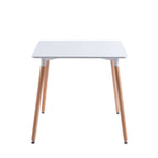 Mesa Eames Cuadrada MDF 80 cms - Blanca
