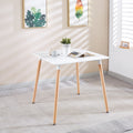 Mesa Eames Cuadrada MDF 80 cms - Blanca