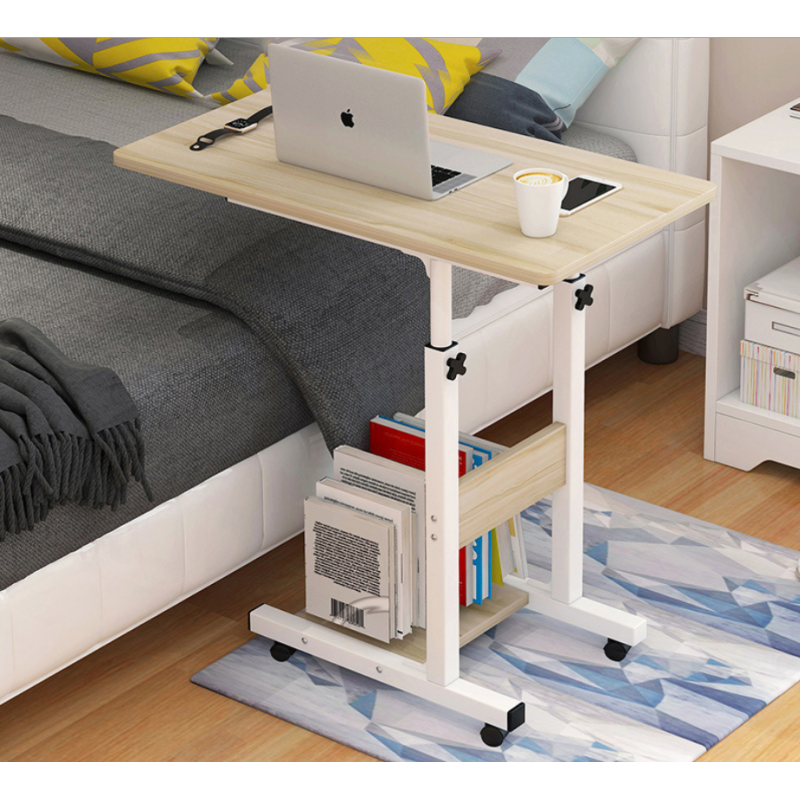 Mesa de computador ajustable roble
