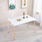 Mesa Eames Rectangular MDF 120x80 cms - Blanca