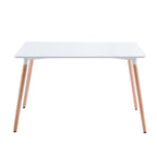 Mesa Eames Rectangular MDF 120x80 cms - Blanca