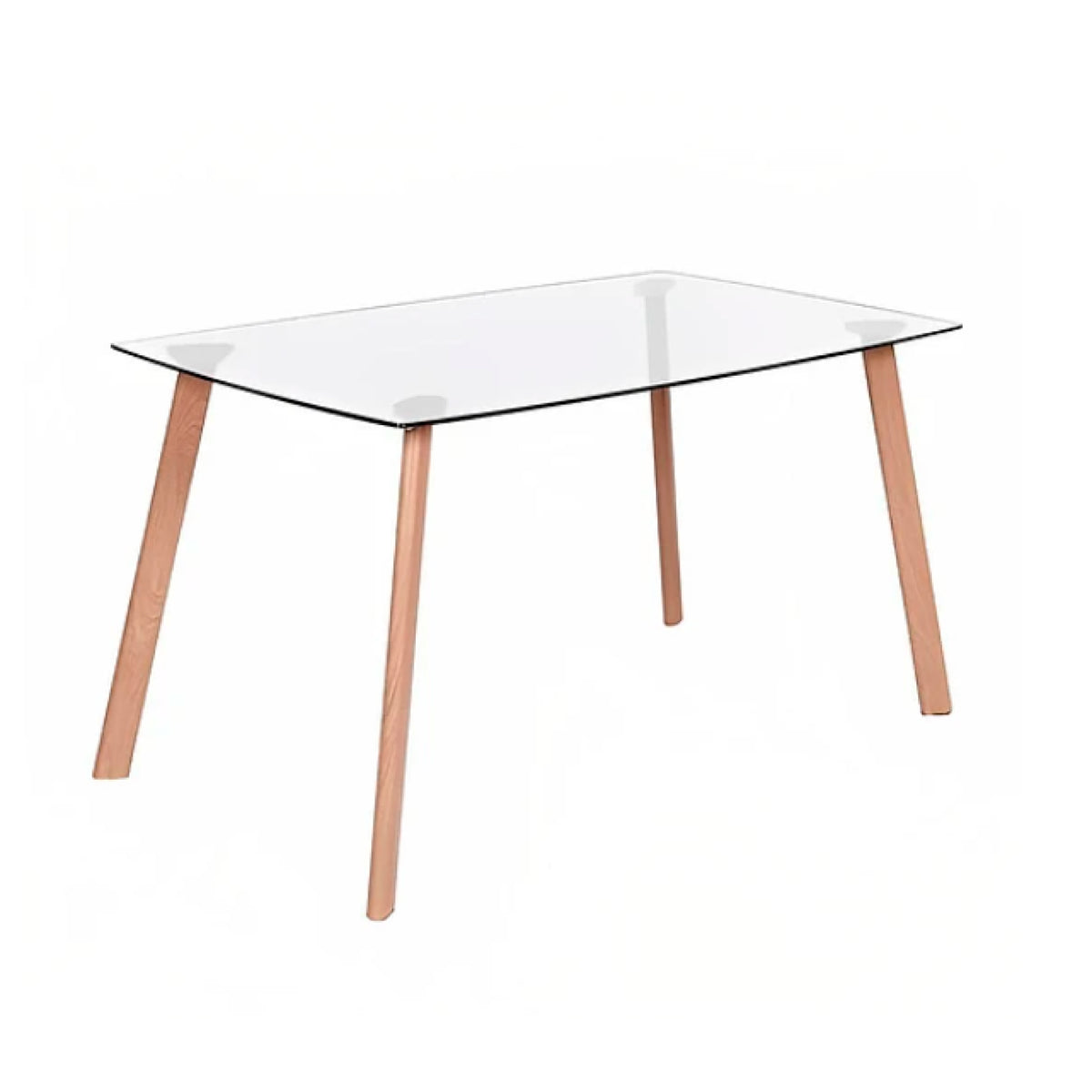 Mesa Nordic Rectangular Vidrio 140x90 cms