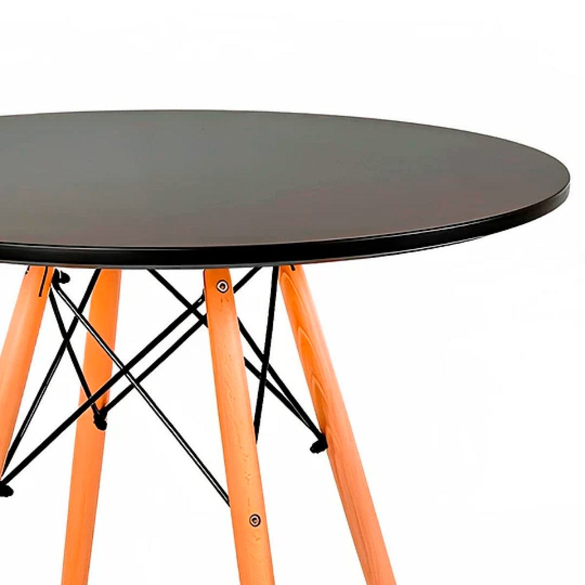 Mesa Eames 100cm redonda - Negra