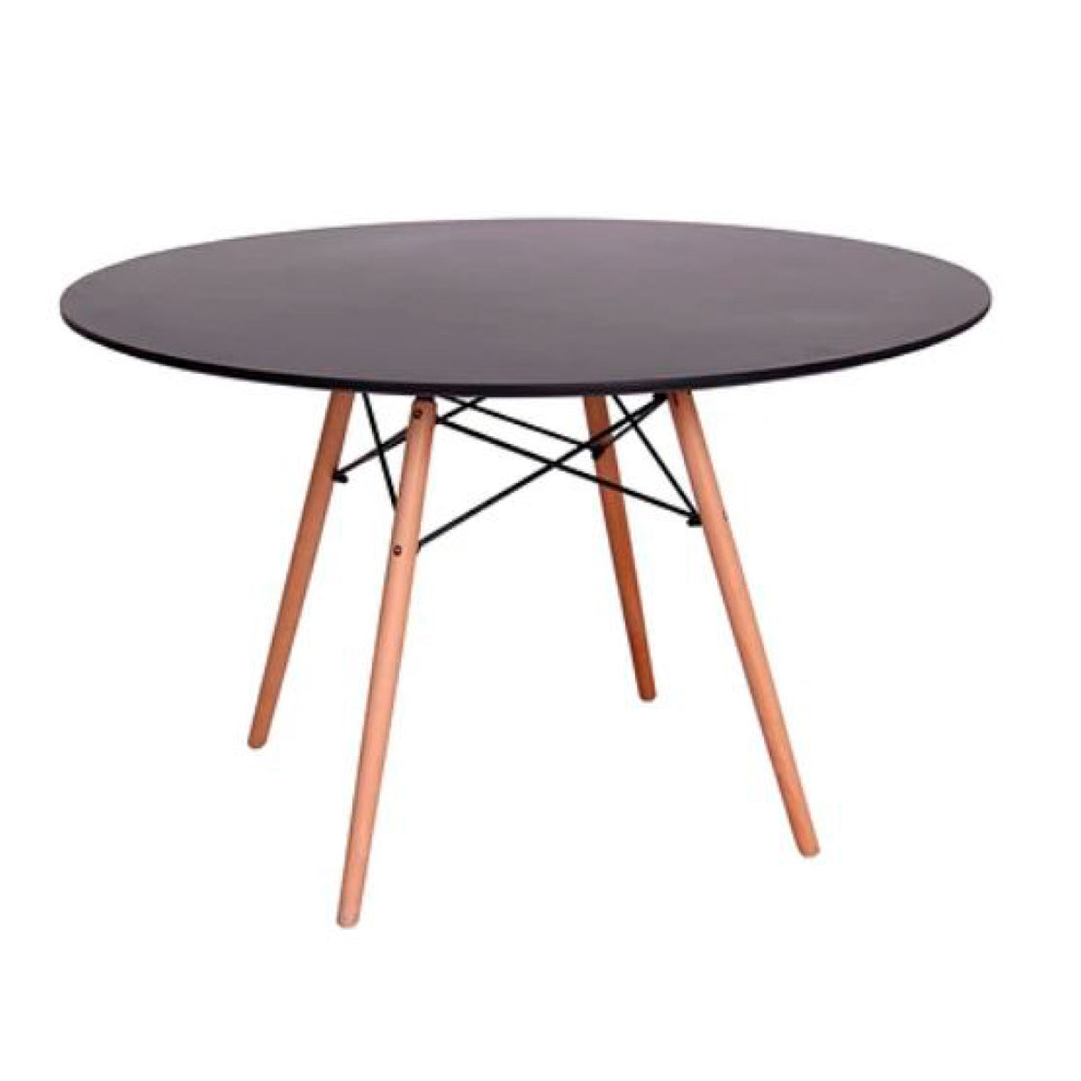 Mesa Eames 100cm redonda - Negra