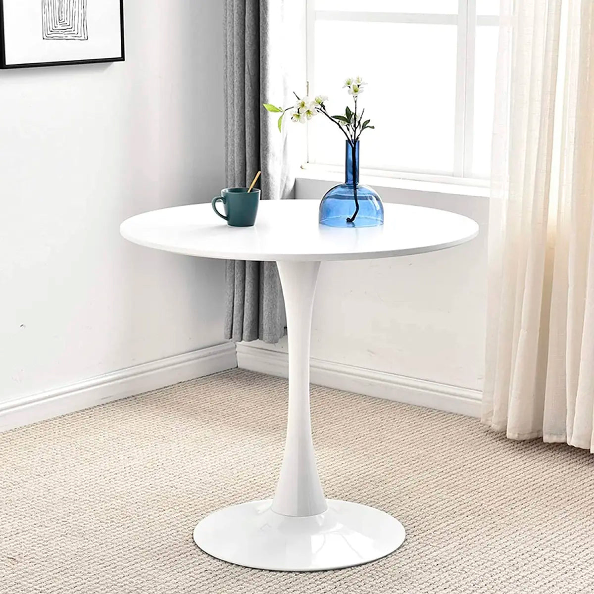 Mesa Tulip 80 cms MDF - Blanca